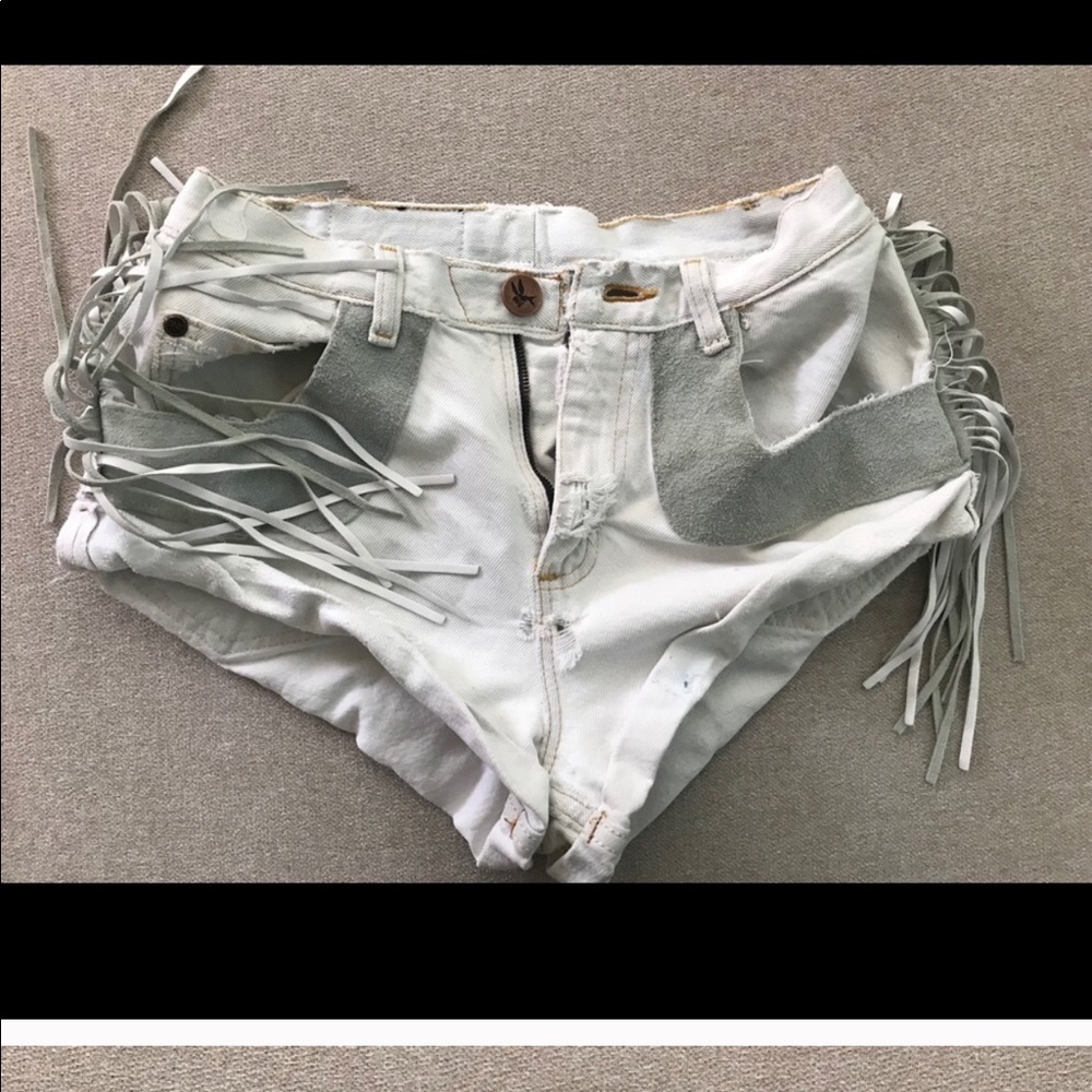 ONE TEASPOON VINTAGE BANDITS DENIM SHORTS 27